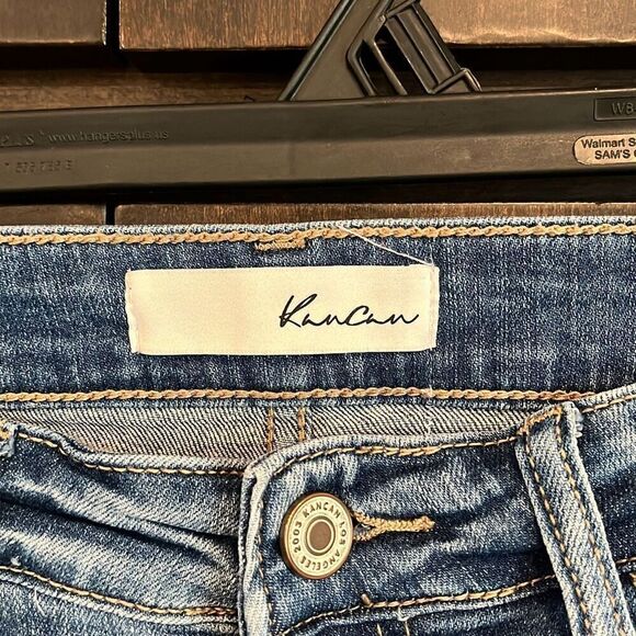 Kancan Raw Hem Distressed Skinny Jeans Size 28 - Picture 3 of 7